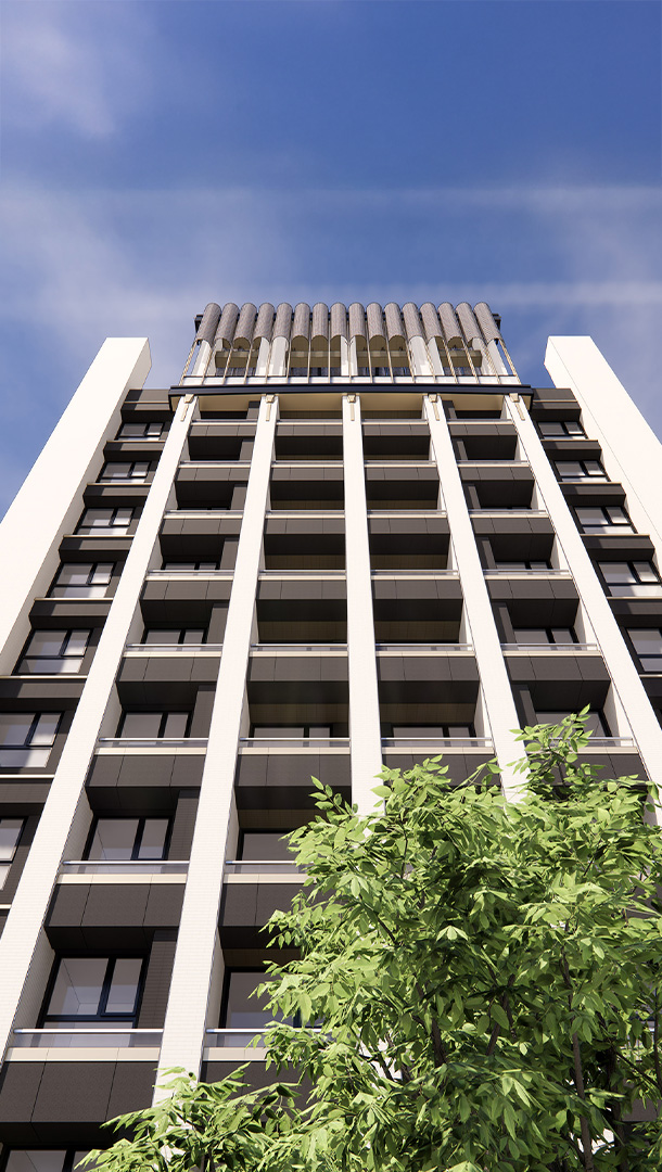 立面3D透視圖，實際以施工為準